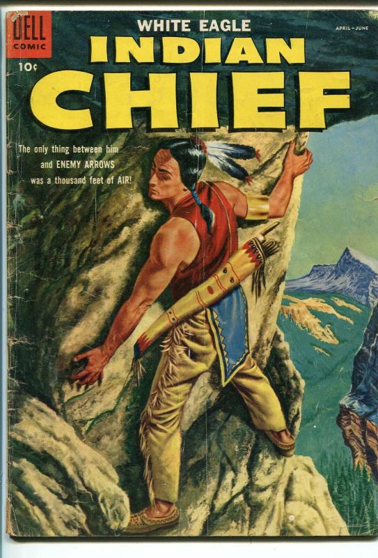 INDIAN CHIEF  #18 1955-DELL-WHITE EAGLE-good