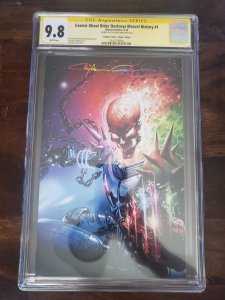 Cosmic Ghost Rider Destroys Marvel History 1 Crain infinity signature CGC 9.8