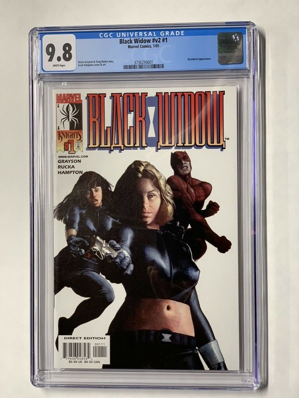 Black Widow V Vol Volume 2 1-3 1 2 3 Cgc 9.8 Wp Set 