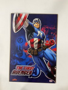 Captain America The First Avenger wood wall plaque 13x19 Avengers Marvel