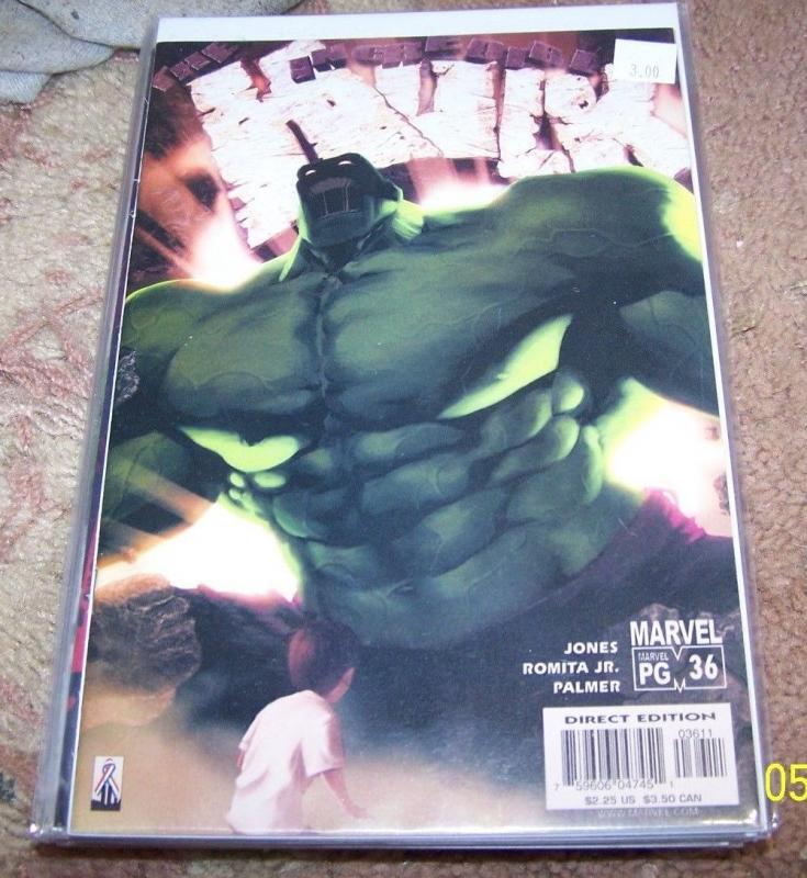 Incredible Hulk comic # 36 vol 3 (Mar 2002, Marvel) doc samson
