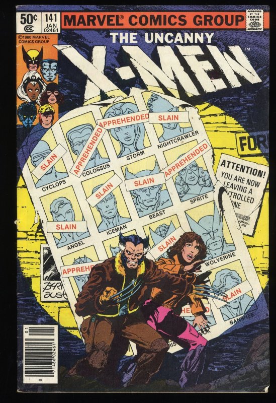 X-Men #141 VG/FN 5.0 (Restored) Newsstand Variant