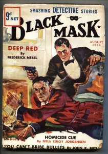 Black Mask August 1936-RARE-UK ed-Hardboiled Pulp fiction