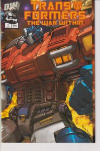 DW Productions! Transformers: The War Within! Issue #1!