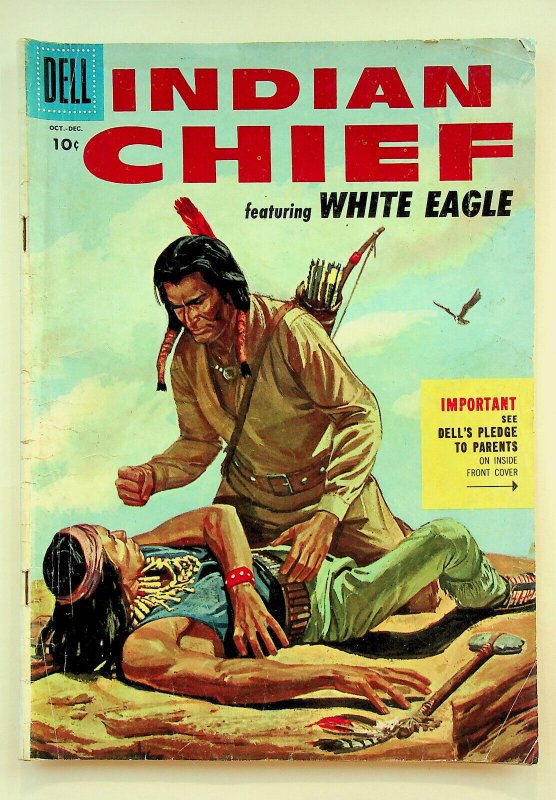 Indian Chief Featuring White Eagle #20 (Oct-Dec 1955, Dell) - Good-