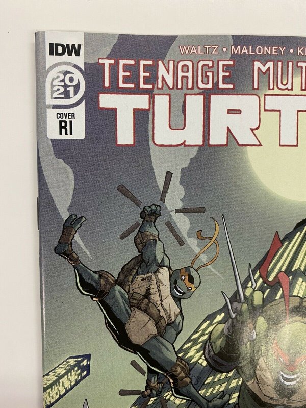 TMNT Teenage Mutant Ninja Turtles Annual 2021 1:10 RI Dunbar Variant Cover IDW