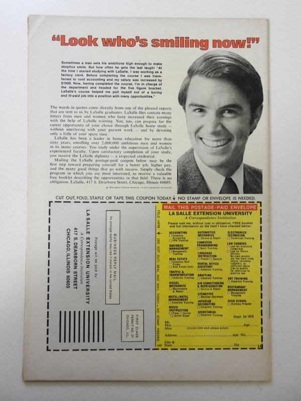 Jungle Action #10 (1974) VG Condition MVS intact! moisture stain