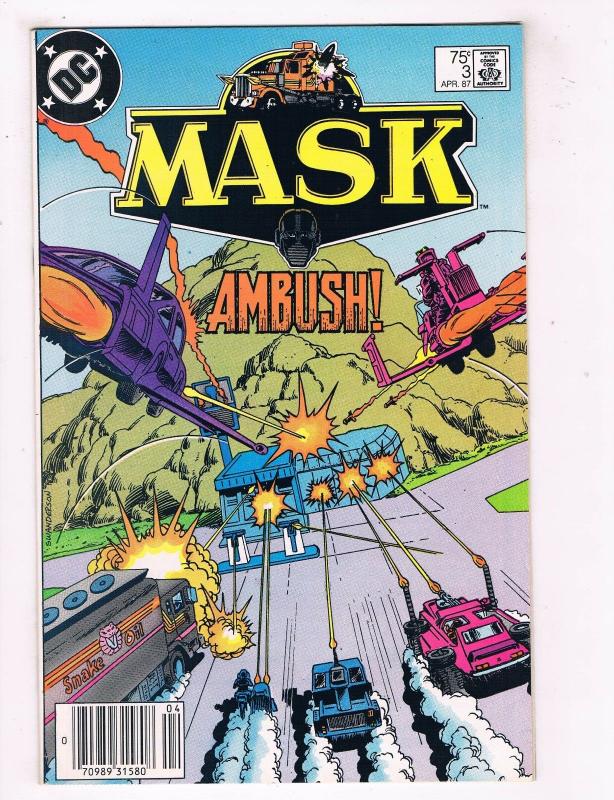 Mask #3 VG/FN DC Comics Ambush Comic Book Apr 1987 DE39 AD12