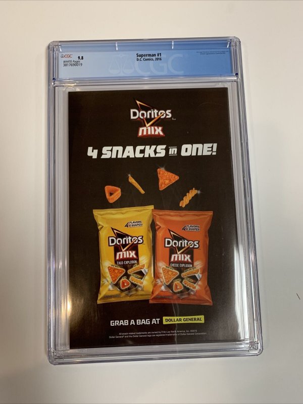 Superman (2016) # 1 (CGC 9.8) Doritos Dollar General Promo | Only 1 CGC Census