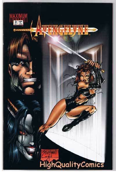 AVENGELYNE #3, NM+, Femme Fatale, Good girl, 1995, more indies in store