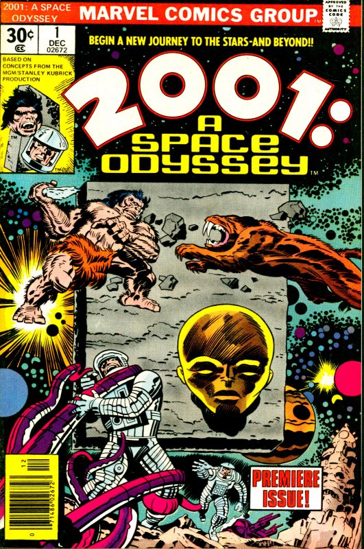 2001 A Space Odyssey #1 Marvel Comics 1976 VF Jack Kirby