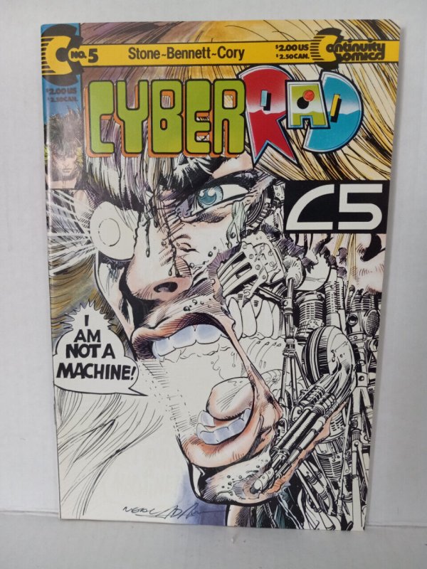 CYBERRAD #5 - SIGNED BY NEAL ADAMS - FREE SHIPPING