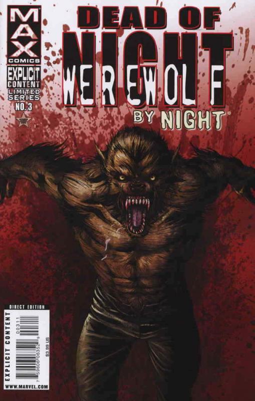 Dead of Night Featuring Werewolf by Night #3 VF/NM; Marvel | save on shipping -