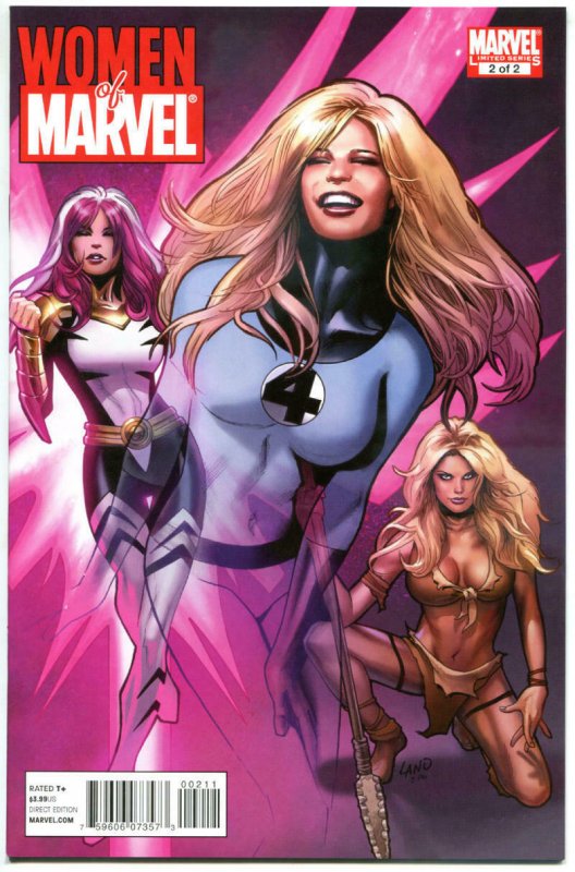 WOMEN OF MARVEL #2, NM, 2011, Greg Land, Shanna, SongBird, Sue Richards