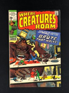 Where Creatures Roam #1 (1970) FN/VF