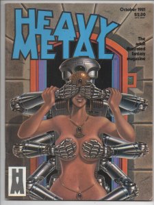 HEAVY METAL Magazine October 1981, VG/FN Corben Steranko Jeff Jones 1977 series