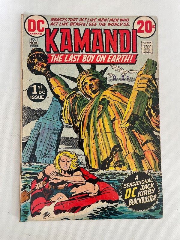 Kamandi # 1 VF- DC Comic Book Jack Kirby Last Boy On Earth 21 LI8