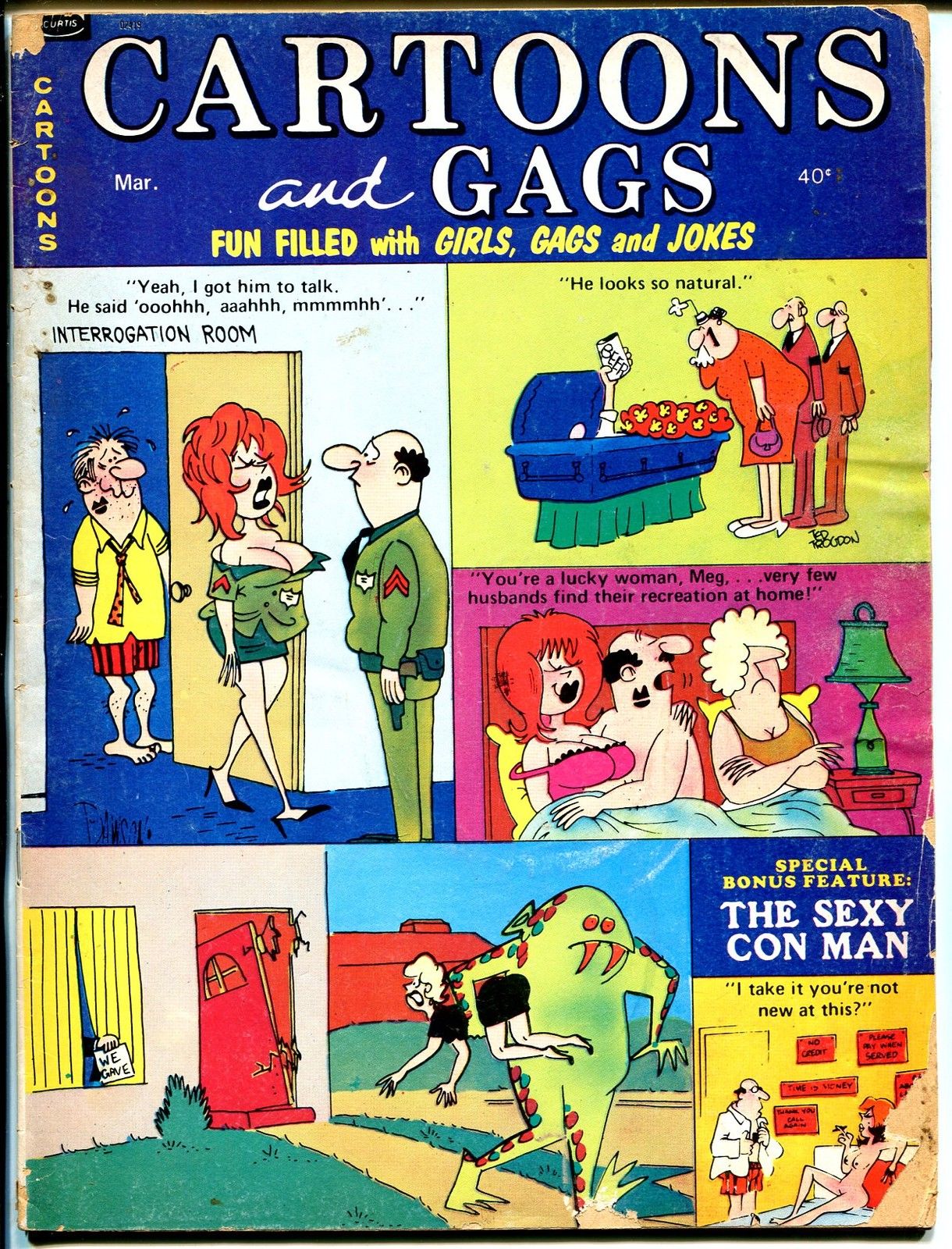 Cartoons & Gags 3/1975-Marvel-spicy cartoons-gags-full size format ...