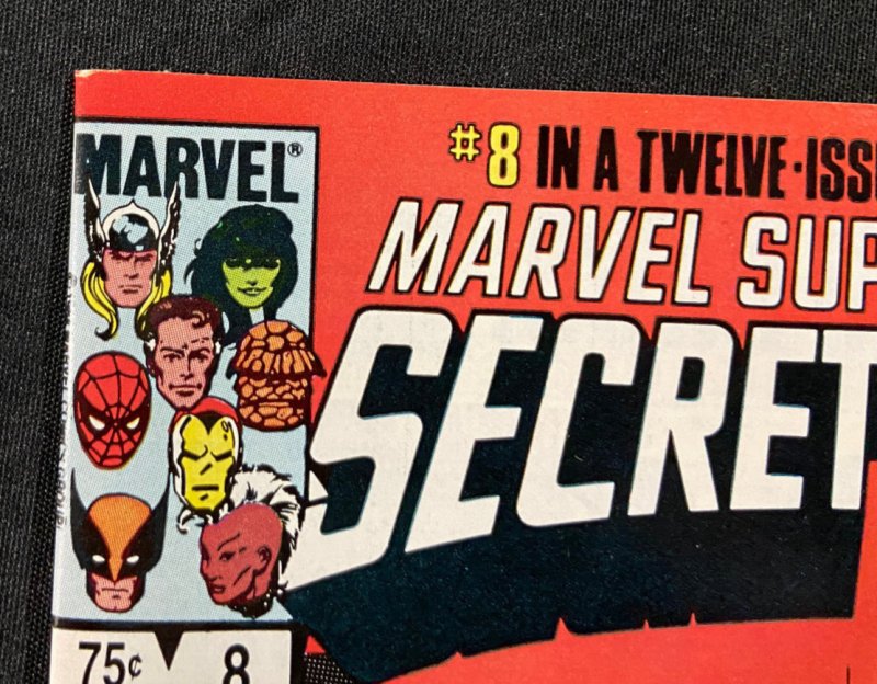 SECRET WARS COMPLETE 1-12  INCLUDES #8 1ST BLACK SPIDER-MAN COSTUME MOST VF/NM 