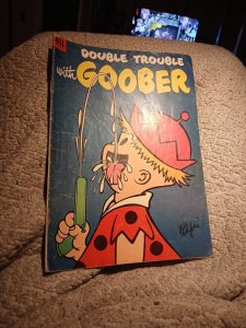 DOUBLE TROUBLE WITH GOOBER / FOUR COLOR # 471 (DELL) (1953) BILL MacLEAN art