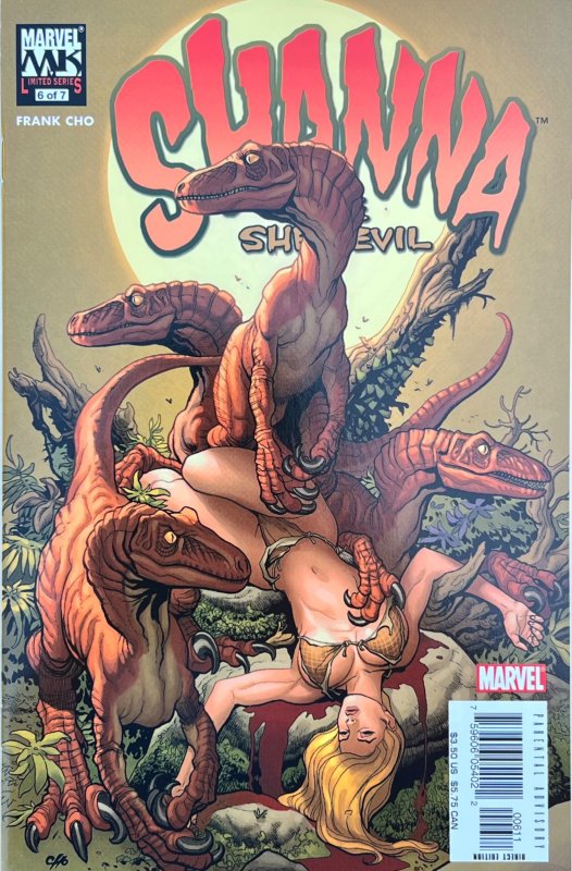 Shanna, The She-Devil #1-7 (2005) All books in NM Condition. Frank Cho Art.