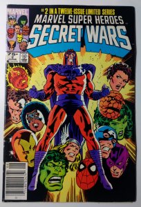 Secret Wars #2 (6.5, 1984) Cover art by Mike Zeck