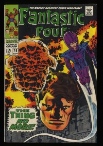 Fantastic Four #78 VG+ 4.5 Marvel Comics