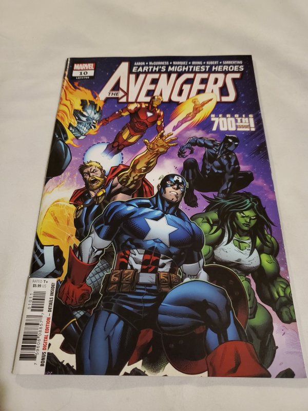 Avengers 10 Near Mint+ Cover by David Marquez