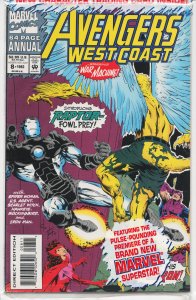 Avengers West Coast Annual #8 Direct Edition (1993) West Coast Avengers / Ave...