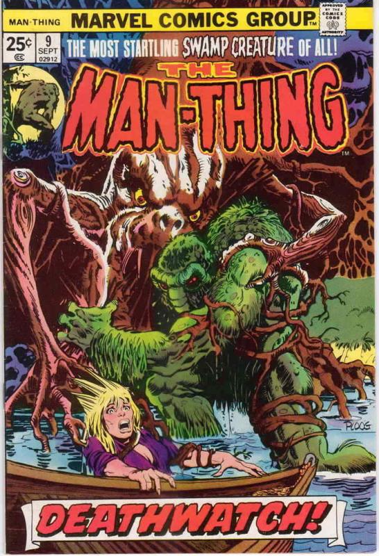 Man-Thing (1st Series) #9 FN; Marvel | save on shipping - details inside