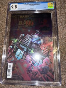 Batman Murder Machine Issue 1, 2017, Dark Nights Metal, 1st Print CGC Graded 9.8