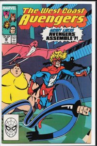 West Coast Avengers #46 Direct Edition (1989) West Coast Avengers / Avengers ...