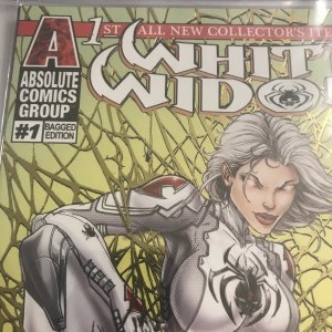 2018 Absolute Comics White Widow #1 Gold Foil Homage Edition Variant CGC 9.8