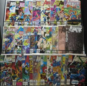 AVENGERS 1980s-1990sSAMPLER! Marvel, 29 issues! F/+ Roger Stern! John Buscema