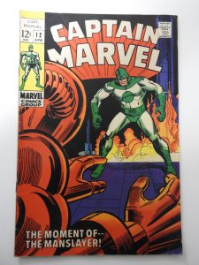 Captain Marvel #12 (1969) VG/FN Condition!