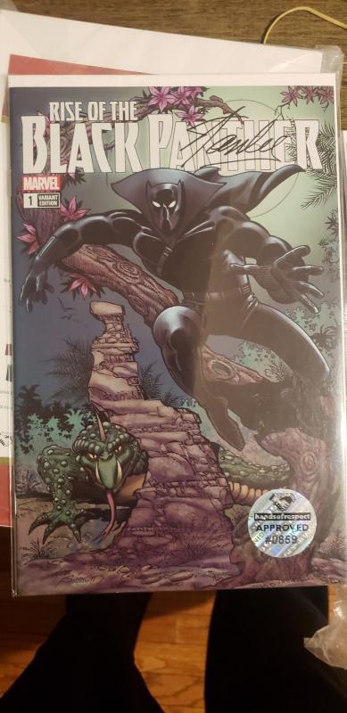 Rise Of The Black Panther #1 w/ Stan Lee’s DNA Solvent Ink Signature Stamp