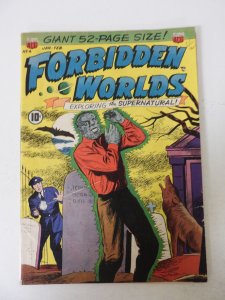 Forbidden Worlds #4 (1952) VG- condition pencil front cover