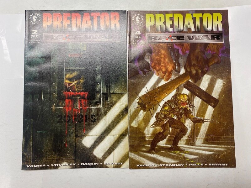 4 DARK HORSE comic books Predator Race War #2 4 Vortex Week 4 Insider 16 KM18