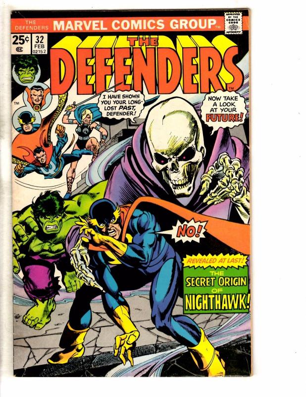 Lot Of 3 Defenders Marvel Comic Books # 30 31 32 FN/VF Range Luke Cage Hulk J249