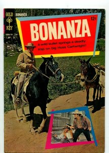 BONANZA #24 1967-GOLD KEY-MICHAEL LANDON-VF-