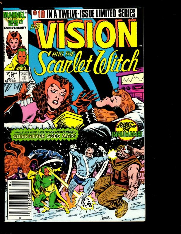 Lot of 12 Vision and Scarlet Witch Marvel Comics #1 2 3 4 5 6 7 8 9 10 11 12 DS2