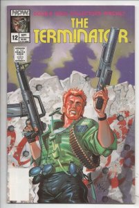 TERMINATOR #12, NM-,  Battle, 1988 1989, Death, Robot Cyborg