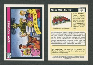 1990 Marvel Comics Card  #142 ( New Mutants)  NM-MT