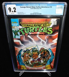 Teenage Mutant Ninja Turtles Adventures #19 (CGC 9.2) Archie Comics - 1991