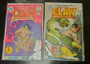 2PC CLAW LOT (6.5) #1,2!! 1975