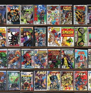 Huge Lot 150+ Comics with The Uncanny X-Men, X-Men, Wolverine, Jsa & More!