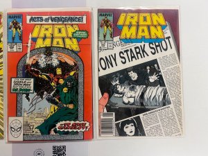 3 Iron Man Marvel Comic Books # 243 250 251 Defenders Avengers Spiderman 81 SM5