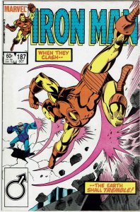 Iron Man #187 (1968 v1) Denny O'Neil 1st Brothers Grimm NM-