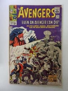 The Avengers #14 (1965) Fair condition see description