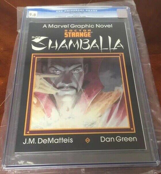 Marvel Graphic Novel 23 Into Shamballa Dr. Doctor Strange Cgc 9.8 Movie